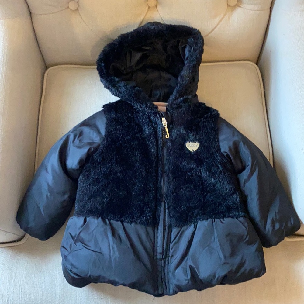 Girls Juicy Couture puffer jacket